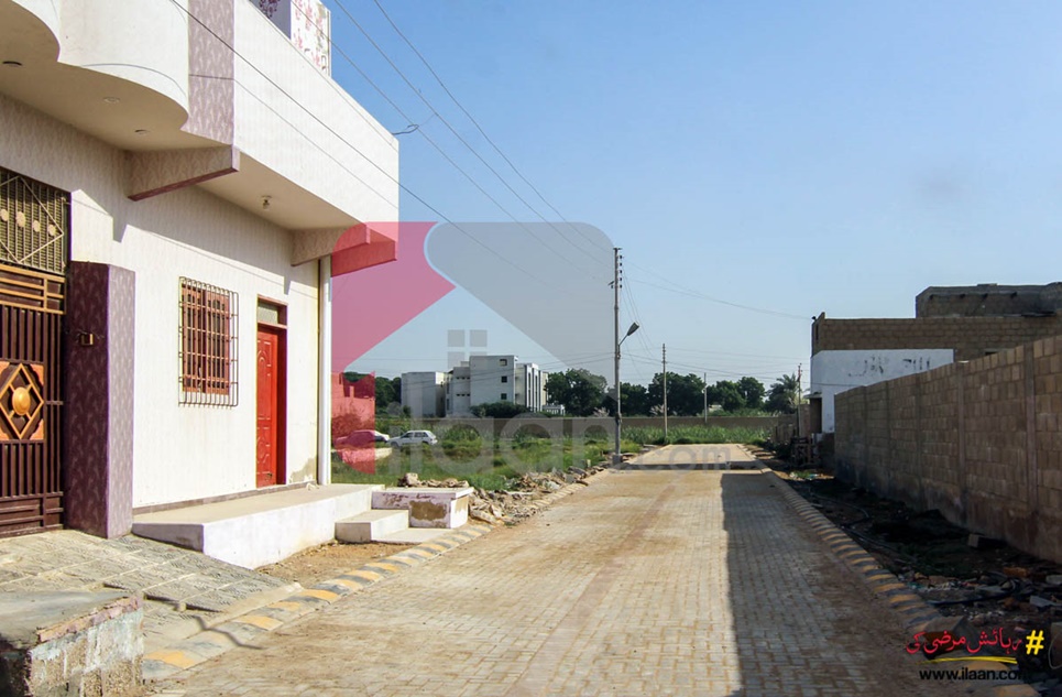 600 ( square yard ) plot for sale in Al Ahmed Town, Manghopir Road, Karachi