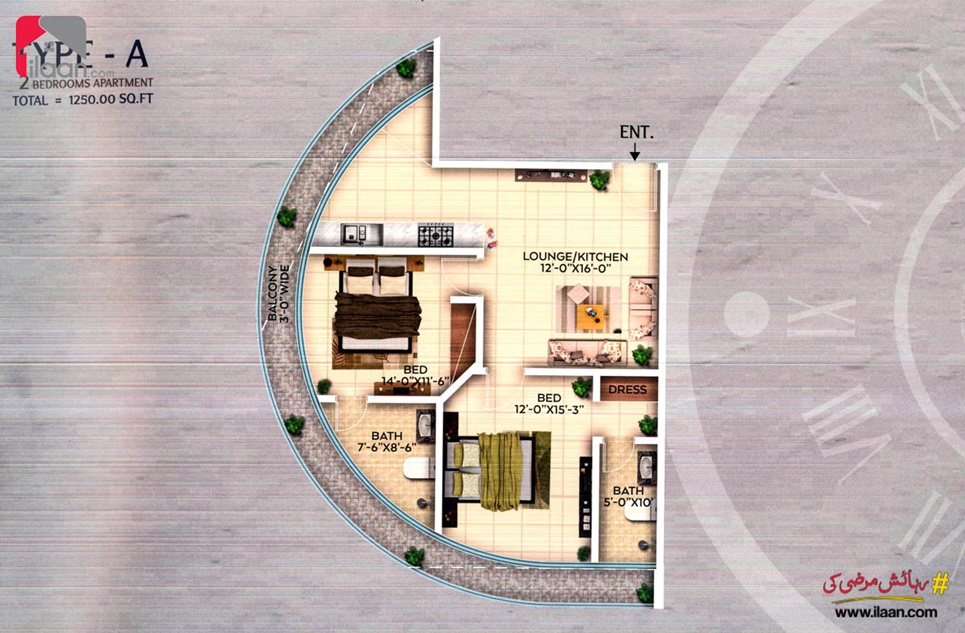 480 ( sq.ft ) shop for sale in Liberty Clock Tower, Precinct 4, Bahria Town, Karachi