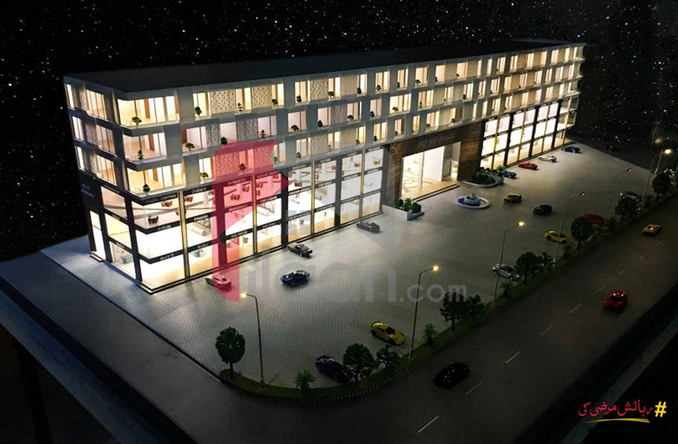 705 ( sq.ft ) apartment for sale ( third floor ) in SQ 99 MALL, Bahria Town, Lahore