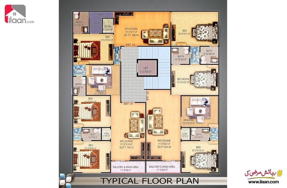 850 ( sq.ft ) apartment for sale in Phase 1, Punjabi Saudagaran Society, Sector 25A, Scheme 33, Karachi