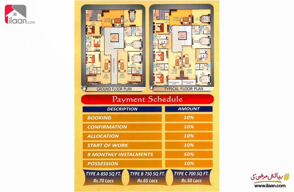 750 ( sq.ft ) apartment for sale in Phase 1, Punjabi Saudagaran Society, Sector 25A, Scheme 33, Karachi