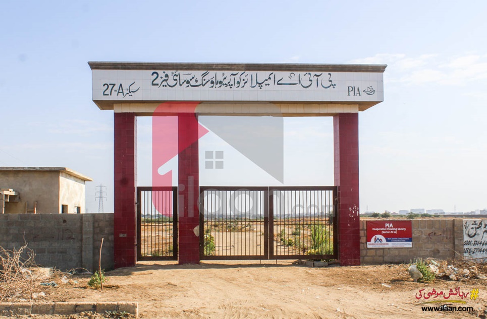 240 ( square yard ) plot for sale in PIA Society, Sector 27/A, Scheme 33, Karachi