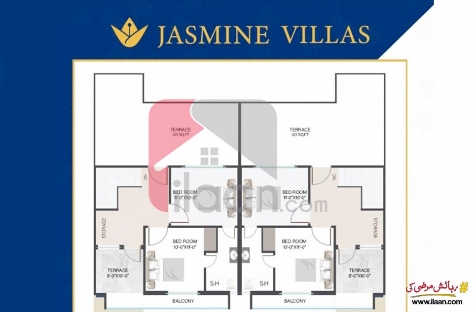 5 marla house for sale in Jasmine Villas, Bahria Orchard, Lahore