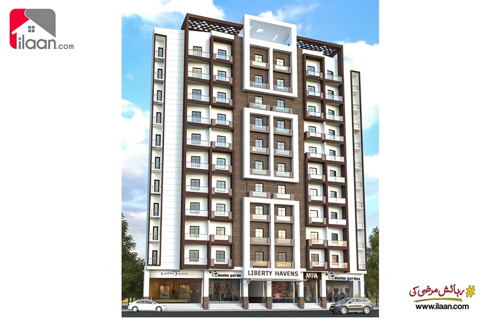 1100 Sq.ft Apartment for Sale in Liberty Heaven, Bahria Town, Karachi (Type Platinum)