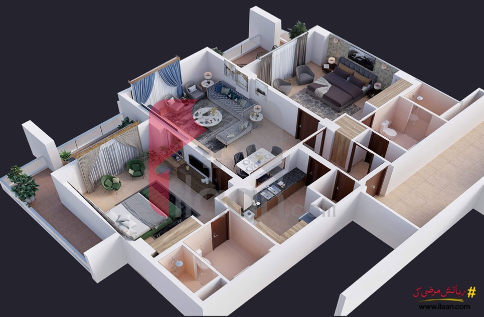 2130 Sq.ft Apartment for Sale in Bahria Enclave, Islamabad