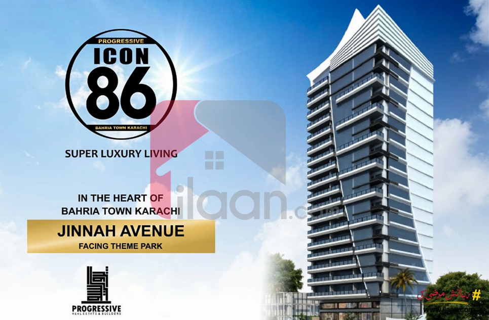 1055 Sq.ft Apartment for Sale on Jinnah Avenue, Bahria Town, Karachi