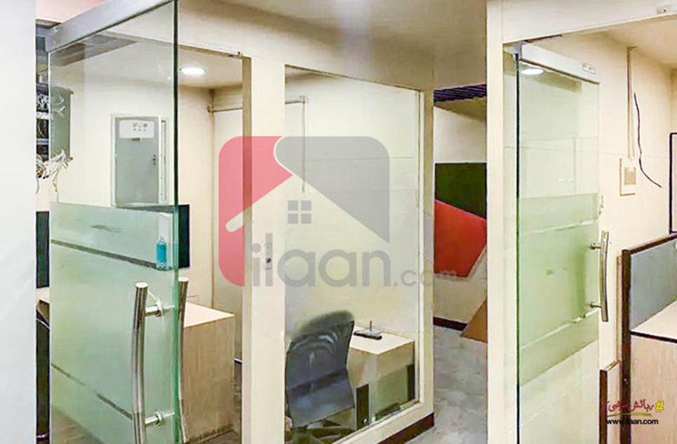 1100 Sq.ft Office for Rent in Block 9, Clifton, Karachi (Furnished)