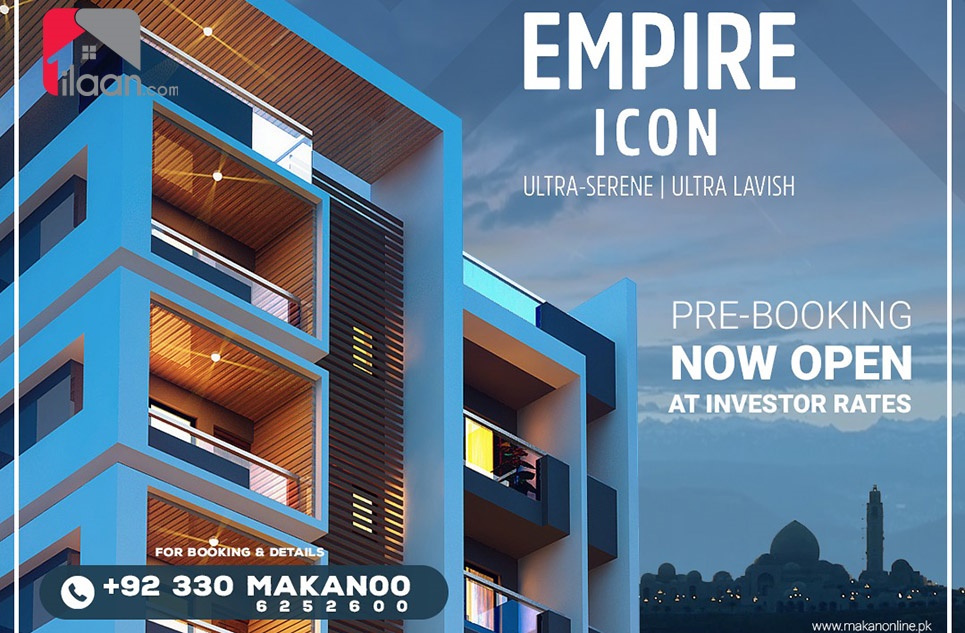 3 Bed Apartment for Sale in Empire Icon, Bahria Town, Karachi