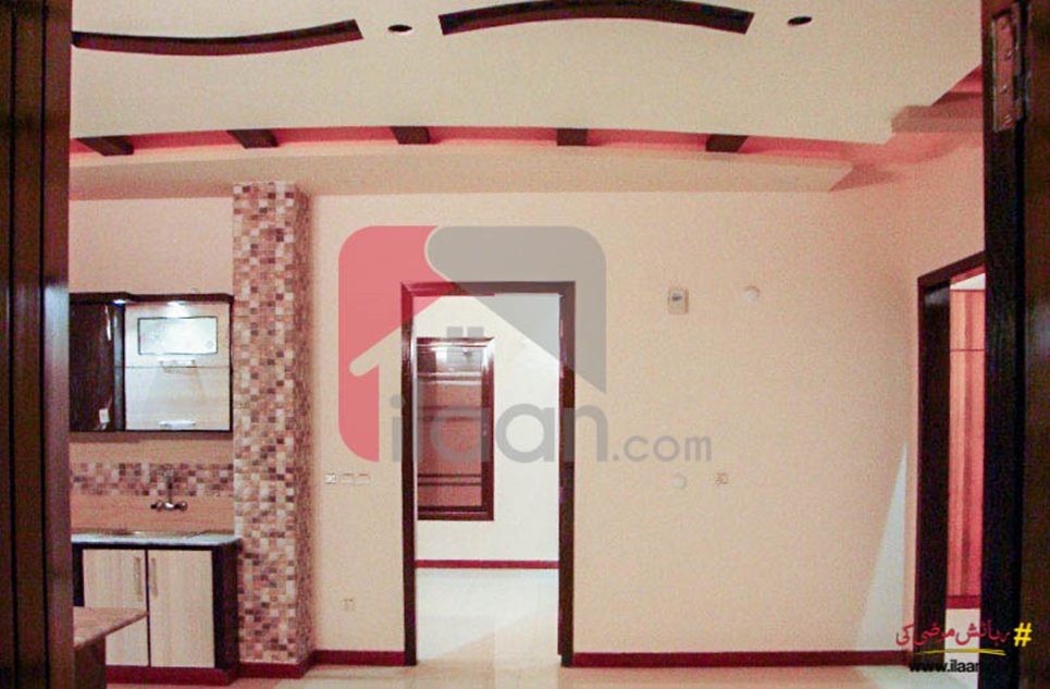 750 ( sq.ft ) apartment for sale ( fifth floor ) in Omega Heights, Block 13, Gulistan-e-Johar, Karachi