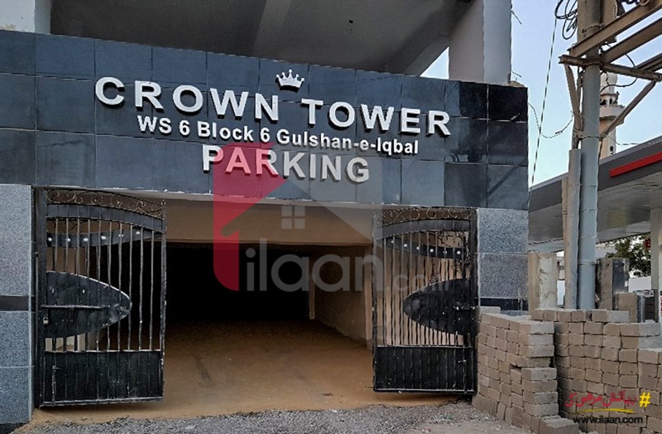 1350 ( sq.ft ) apartment for sale ( seventh floor ) in Crown Tower, Block 6, Gulshan-e-iqbal, Karachi
