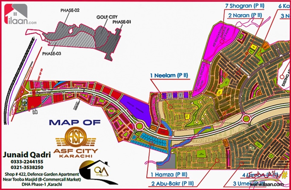 125 ( square yard ) plot for sale in ASF City, Karachi