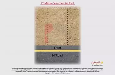 12 marla commercial plot for sale in Bedian Road, Lahore