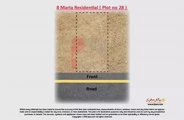 8 marla plot ( Plot no 28 ) for sale in Block AA, Central Park Housing Scheme, Lahore